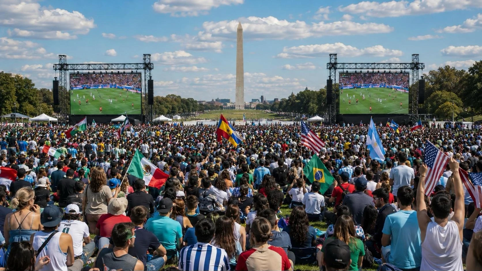 FIFA World Cup 2026™ Fan Zone Washington D.C on the National Mall Ahead of 2026 World Cup
